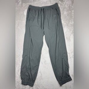 Te Verde Women’s Green Drawstring Athletic Outdoor Jogger Pants Size Large